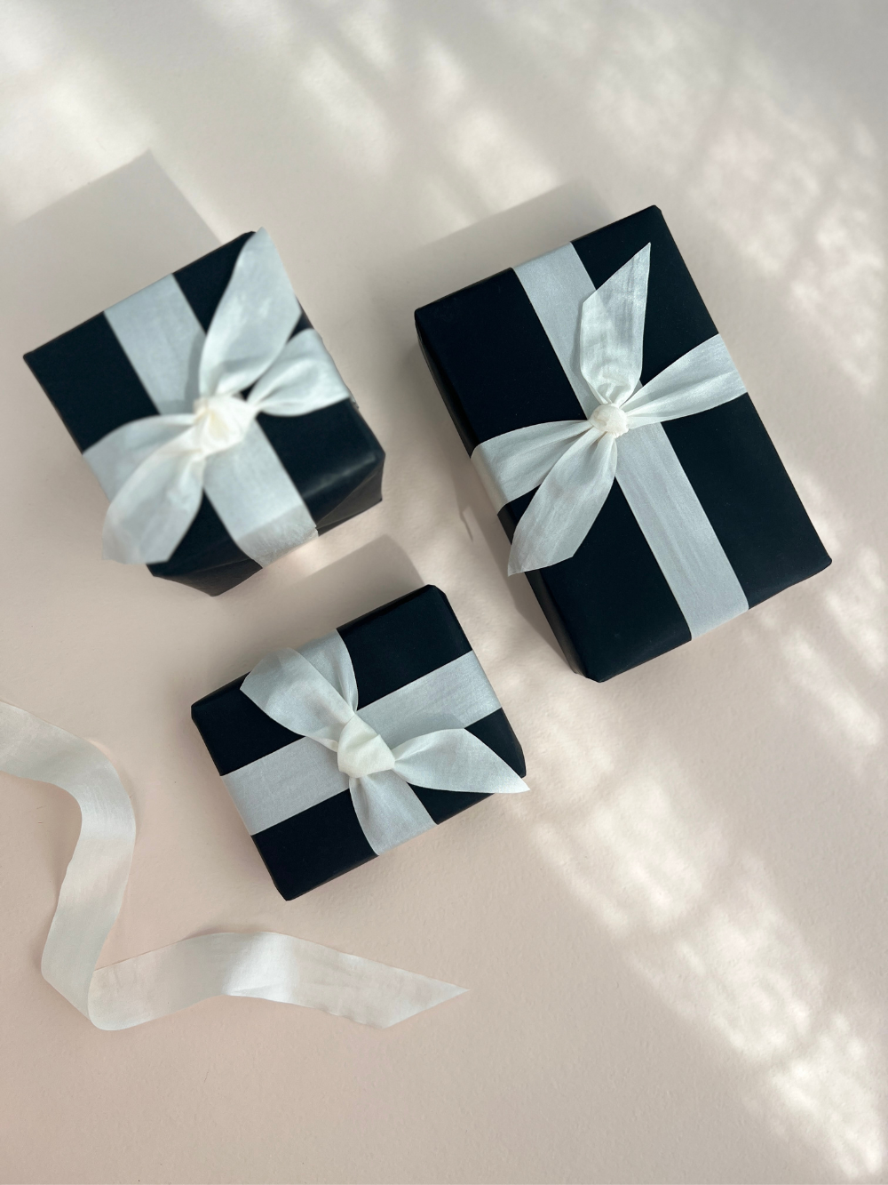 Dots Black And White Gift Wrap | JUNIQE